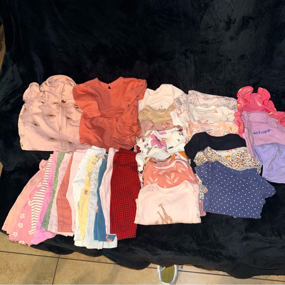 Assorted Baby Clothing 33 Piece Bundle size 3 months